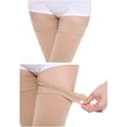thumbnail image 4 of HAHDAXIA Thigh High Compression Stockings Women Men, 30-40 mmHg, Open Toe, 4 of 7
