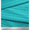 thumbnail image 3 of Soimoi Moss Georgette Fabric Circle Small Print Sewing Fabric Yard 42 Inch Wide, 3 of 3