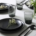 thumbnail image 3 of Stone Lain Rio 32-Piece Dinnerware Set Stoneware, Includes Glassware, Service for 8, Black, 3 of 6