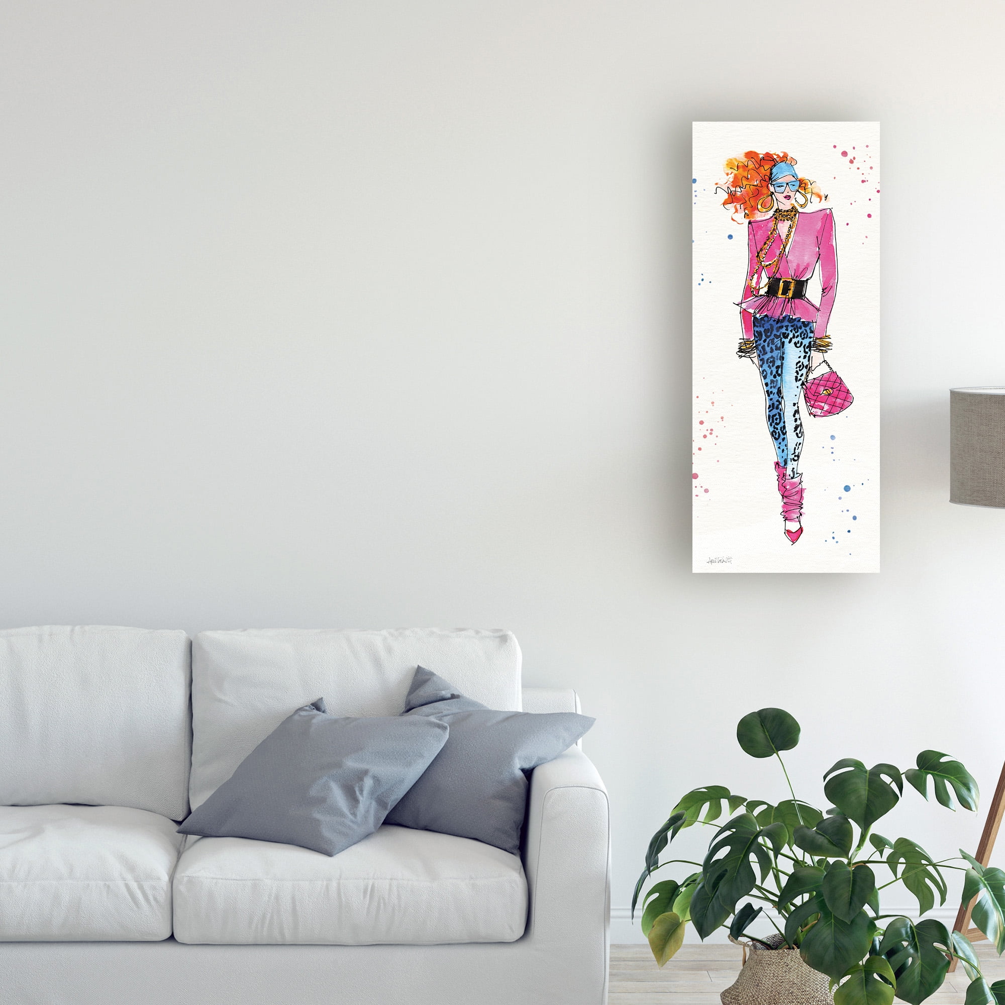 80s Fashion II Color' Canvas Art by Anne Tavoletti
