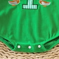 thumbnail image 7 of CAICJ98 Baby Boy Girl One Lucky Duck Birthday Outfit Summer Sleeveless First Birthday Overalls Mallard Duck Romper Plaid Bodysuit Hunting Clothes (Green,6-12 Months), 7 of 7