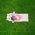 thumbnail image 5 of Firefly! Outdoor Gear Izzie the Llama Kid's Sleeping Bag - Off White/Pink (65 in. x 24 in.), 5 of 10