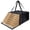 20 x 20 x 14 inches, variant on 1-Pack Insulated Reusable Grocery Bags, X-Large Insulated Food Delivery Bag for Delivery Drivers, Commercial Food Warmer for Shopping, Tote Cooler Bags, Black with Green Edge