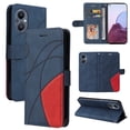 thumbnail image 1 of Compatible OnePlus Nord N20 5G Case, Leather Wallet Case Stand View Magnetic Clasp Book Flip Folio Phone Cover - Blue, 1 of 5