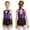 Purple, variant on Aislor Kids Girls' Sequins Latin Jazz Dance Costume Tassel Tuxedo Modern Dance Leotard Jumpsuit Red 14
