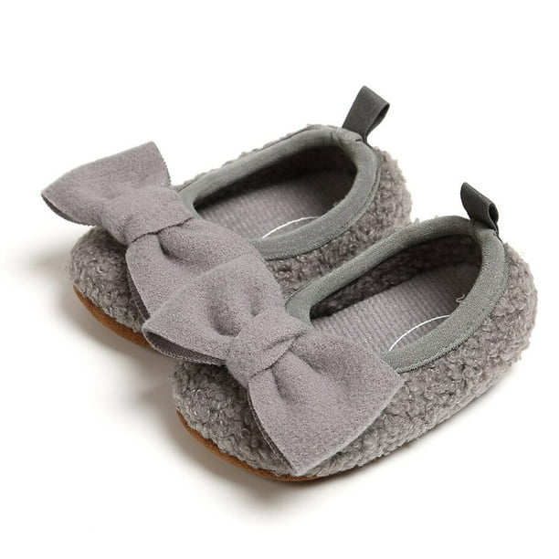 Zapatos de algodón para niñas pequeñas, zapatos de algodón Retro para primavera y otoño para niños pequeños, primeros pasos de fondo suave para niños de 0 a 18M Tan Jianjun unisex