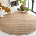 thumbnail image 2 of SAFAVIEH Natural Fiber Beulah Striped Area Rug, Ivory/Natural, 7' x 7' Round, 2 of 7