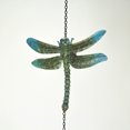thumbnail image 2 of Things2Die4 Green Metal Dragonfly Wind Spinner Chain Garden Sculpture Home Decor, 2 of 3