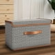 thumbnail image 4 of Caja de Almacenamiento para Guardarropa, Ropa y Artículos Diversos, Plegable, de Tela, 4 of 4