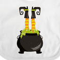 thumbnail image 4 of Inktastic Halloween, Witch Cauldron, Witch Legs, Potion Boys or Girls Baby Bib, 4 of 4