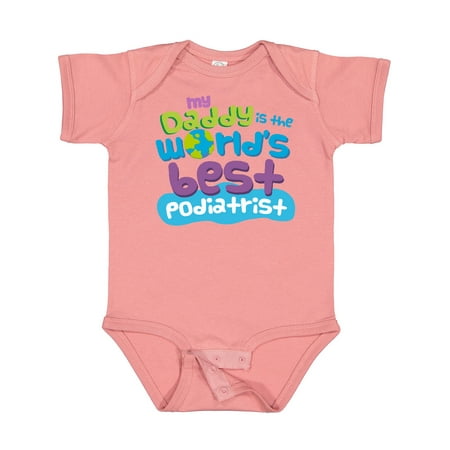 

Inktastic Daddy Worlds Best Podiatrist Gift Baby Boy or Baby Girl Bodysuit