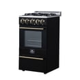 thumbnail image 4 of Forno Lamazze 20 Inch Freestanding Gas Range in Black, Compact Design, 4 of 12