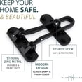 thumbnail image 3 of Mega Handles Security Safety Lock 4.2 inches | Matte Black, 3 of 5