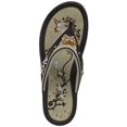 thumbnail image 5 of GP Wedge Platform Flip Flop Sandals for Women: 8161 Brown, EU39 (US Size 7.5 - 8), 5 of 7