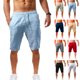 thumbnail image 2 of Pantalones cortos informales para hombre, Shorts de lino y algodón, transpirables, para playa, gimnasio, baloncesto, Verano Fivean unisex, 2 of 2