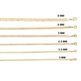 thumbnail image 5 of Peermont 18k Gold Plated Flat Mariner 4.5MM Chain Necklace- 22", 5 of 6