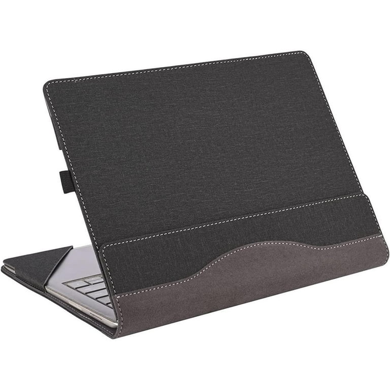 Laptop Case for Microsoft Surface Laptop 6 Laptop 5 Laptop 4 Laptop 3 Laptop 2 Laptop 1 15 inch PU Leather Protective Cover with Stand