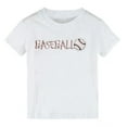 thumbnail image 1 of Boys Girls Summer Tops Tees Baseball Cartoon Print Solid Color Short Sleeved T Shirt Spring Shirts For Boy 2-4 T, 1 of 3
