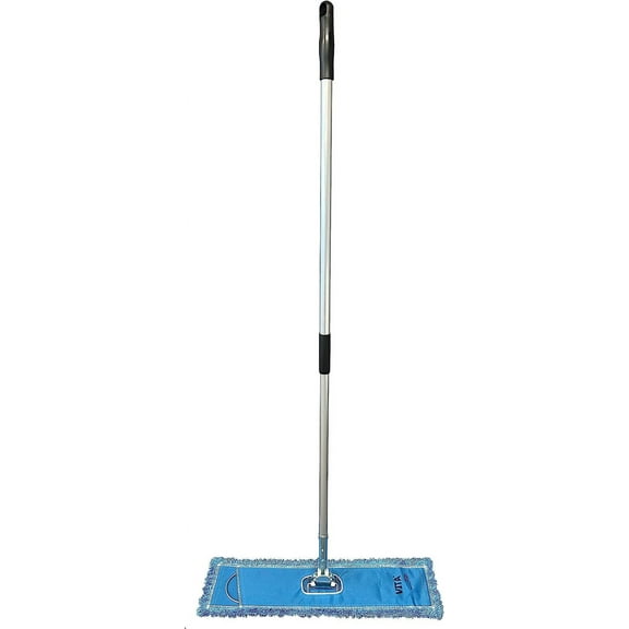 Premium Blue Microfiber Dust Mop Set - Efficient Cleaning Kit - 18"
