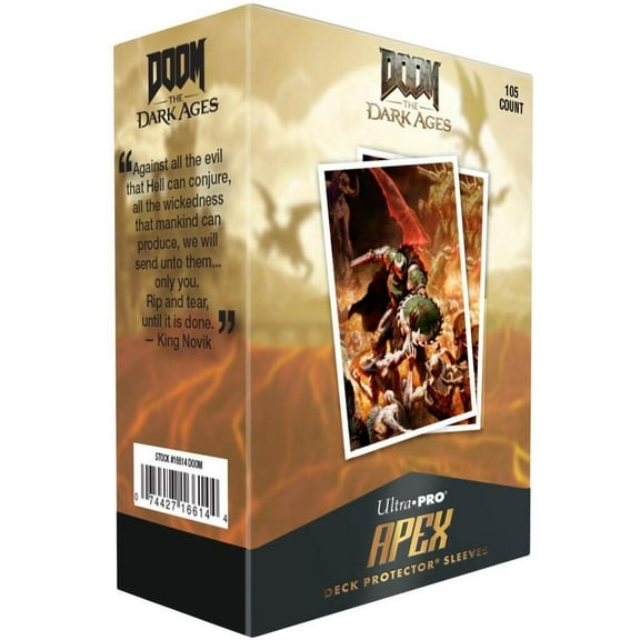 Ultra Pro Card Sleeves Doom The Dark Ages 105ct APEX Deck Protector Sleeves - Onslaught