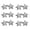 6-silver, variant on Star Shape Fastening Buckle Metal Buttons Jeans Tighten Waist Buckle Disassembly Not Sewing Buttons for Clothing