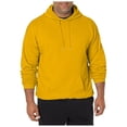 thumbnail image 2 of kamemir Mens Hoodies Pullover Mens 2024 Casual Cotton Hooded Collar Drawstring Hoodies Pullover Sweatshirts Casual Long Sleeve Shirts(Yellow,XL), 2 of 4