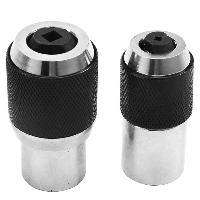 2Pcs Tap Socket Ratchet Tap Wrench 3/8inch Drive Hand Tool 1/4-1/2 Taps,0-1/2 Taps Tapping Socket Set Tap Socket Adapter