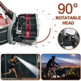 thumbnail image 5 of Rechargeable Headlamp, 8 LED 18000 Lumen Super Bright Waterproof Headlight with Red Lights, 8 Light Modes Head Lamp for Emergency Light Outdoors Fishing Hiking Camping Running, 5 of 14