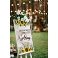 thumbnail image 4 of Darling Souvenir MADE WITH LOVE Sunflower BorderLargeWelcomeSign, Decorative PosterWelcomeTo Our Wedding Poster For Easel Wedding Collection- 18x12, 4 of 5
