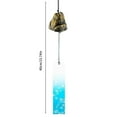 thumbnail image 3 of Wind Chime Hanging Vintage Scenic View Guesthouse Balcony Outdoor Patio Metal Wind Chime, 3 of 8