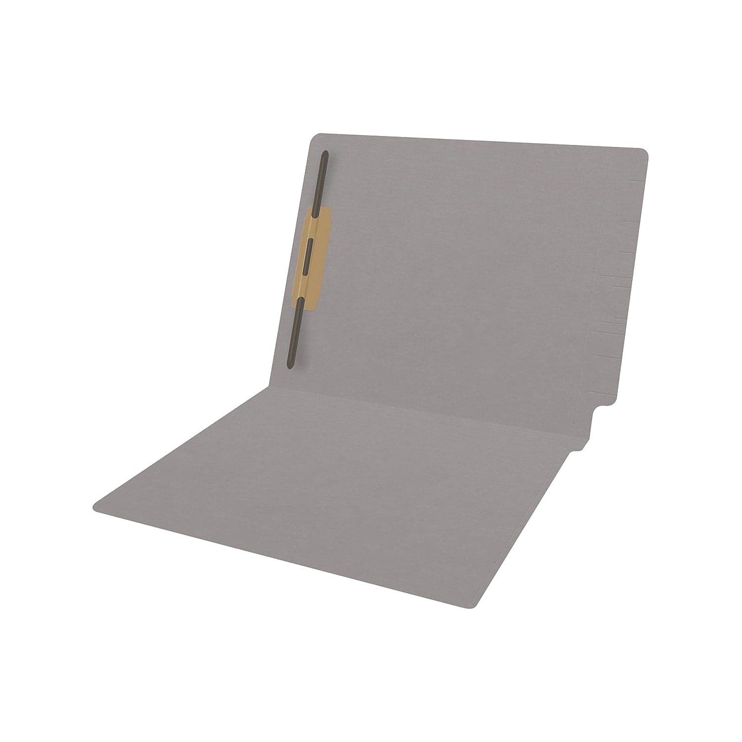 Medical Arts Press Reinforced End Tab File Folder Straight Cut Letter-Size Gray 50/Box (S-01501-GRY)