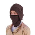 thumbnail image 5 of Unique Bargains 1 Pc Multi-function Face Mask All in one Balaclava for Cycling Brown, 5 of 6