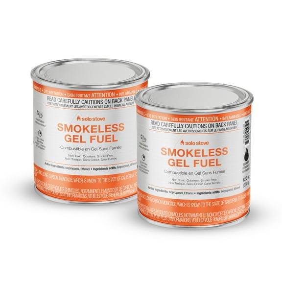 Solo Brand 2 Pack of Pure Gel Fuel, 12.3 oz each