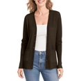 thumbnail image 1 of Urban CoCo Women's Button Down Lightweight Knit Cardigan Sweater with Pockets, 1 of 7