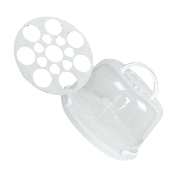 Baohd Cupcake Muffin Tart Cookie Keeper Valentines Day Bakery Cake Carrier With Lid And Handle For Easy Transport Buckle Pi 8 inch with rack