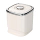 thumbnail image 1 of Contenedor de arroz Contenedor de arroz Organizador de cocina multifuncional Dispensador de arroz Beige plateado, 1 of 9