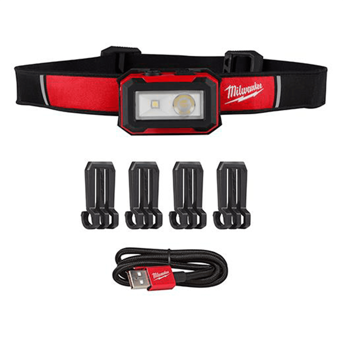 Milwaukee 2012R 450 Lumens Rechargeable Magnetic Headlamp and Task Light