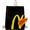 Black, variant on Retro Paper Bag Backpack, Large Capacity Waterproof Nylon Shoulder Crossbody Bag