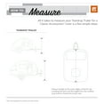 thumbnail image 6 of Classic Accessories Overdrive PermaPRO™ Teardrop Travel Trailer Cover, Fits 10' - 12'L x 6'W T@b & Clam Shell Trailers - Lightweight Ripstop and Water Repellent RV Cover, Grey, 6 of 14