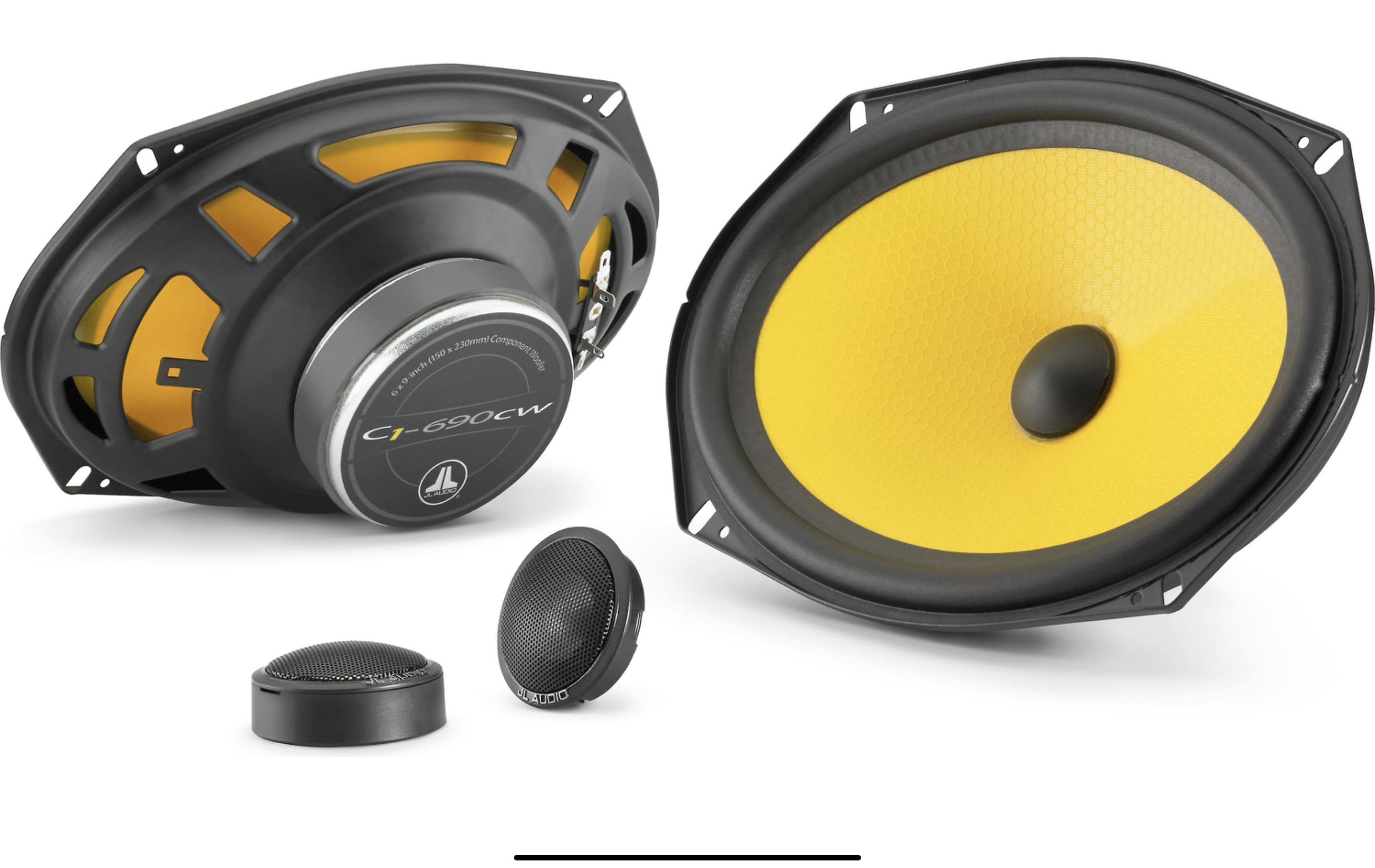 JL Audio C1-690x 6 x 9-inch Coaxial Speakers with 0.75-inch