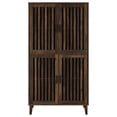 thumbnail image 4 of Newboti Furniture Sakai Dark Pine 4-door Tall Accent Cabinet BN.4587, 4 of 8