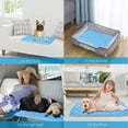 thumbnail image 5 of Extra Large Dog Cooling Mat,39.4''*27.6'' Washable Cooling Pet Pad, XL Portable Kennel Puppy Bed for Summer,Non Slip Sleeping Blanket Pet Pads,Washable Non-Toxic Mats 100 * 70cm, 5 of 7