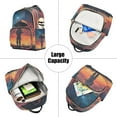 thumbnail image 5 of FORMRS Mini Backpack Purse for Women Travel Daypack Casual Shoulder Bag, Astronaut at Dawn, 5 of 7