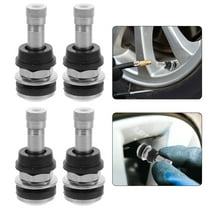 IDEANATEGRATE Tire Valve Stem Extension for Vehicle Maintenance 4Pcs 1.7X0.65X0.65In