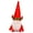 Red, variant on Silver Christmas Holiday Decoration Doll Toy With Sequin Antler Hat Silver Gray Home Ornament Gift Idea