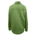 thumbnail image 5 of Fanxing Half Zip Sweatshirts for Women with Thumb Holes Trendy Stand Collar Pullover Tops Casual Loose Long Sleeve Hooded Tops Green XL, 5 of 9