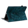 thumbnail image 3 of SaniMore Case for Lenovo Tab M10 10.1 inch 3rd Generation TB-328F, Anti-slip Grooves Kickstand [Pencil Holder Card Slots] Embossed Rose PU Leather Shockproof Wallet Shell LNM103rd,Blue, 3 of 8