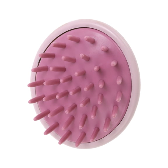 Unique Bargains 1 Pc Bunny Bent Hair Shampoo Brush for Head Massage 3.54"x3.15"x2.95" Pink