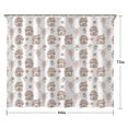 thumbnail image 5 of Fairy Princess Mushroom Pattern Shower Curtain 84"x72" ,Bathroom Decorative Shower Curtains Set with 12 Hooks,Modern Waterproof Washable Shower Curtain, 5 of 6