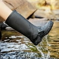 thumbnail image 4 of IUJSOY Waterproof Womens Rain Boots Mid Calf Lightweight Rubber Fashion Outdoor Garden Shoes, 4 of 7